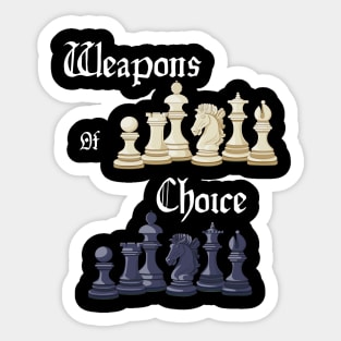 Weapons of Choice Sticker